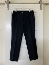 ST. JOHN SPORT Womens Sz 10 Black Pants 5 pocket style straight leg