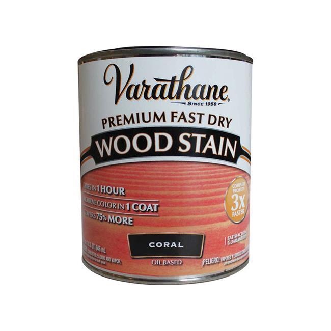 Varathane 1620830 1 qt. Premium Fast Dry Semi-Transparent Oil-Based Wood Stai...