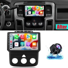 Carplay For 2013-2018 Dodge Ram Radio EQ Cam w/Cam Back Camera Stereo