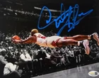 Dennis Rodman Signed METALLIC Photo 8x10  NWO Bulls Worm Autograph HOF JSA HOGAN