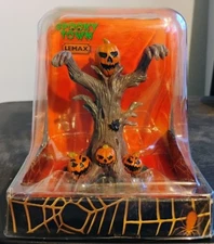 Lemax Spooky Town Evil Pumpkin Tree-New-Mint Condition-Resin