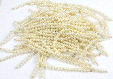 10 -Vintage 5 Champagne Faux 6mm Pearls Beads...