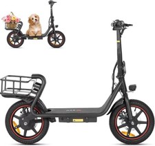 DYU Folding Electric Scooter 14" 250W E-Scooter with Seat Urban commuting