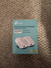 TP-Link AV600 Powerline Starter Kit for Extended Internet Connection, White