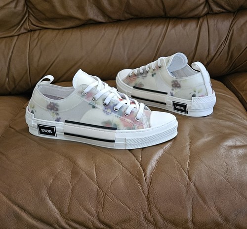 Men's Christian Dior B23 Oblique Low Multicolor Designer Sneakers Size 8 US - Picture 2 of 19