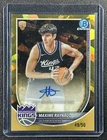 MAXIME RAYNAUD 2025 BOWMAN CHROME SAPPHIRE #BCA-MR AUTO GOLD REFRACTOR RC 49/50