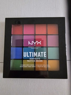  Nyx Professional  Makeup Ultimate Brights Eyeshadow Palette Set   New Sealed