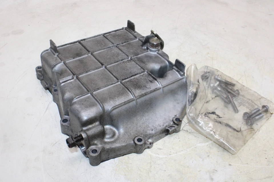 98-09 HONDA INTERCEPTOR 800 VFR800A ABS OEM MOTOR FONDO CÁRTER DE ACEITE CUBIERTA Foto 4 de 4