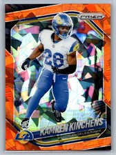 2025 Panini Prizm Kamren Kinchens #59 Orange Cracked Ice