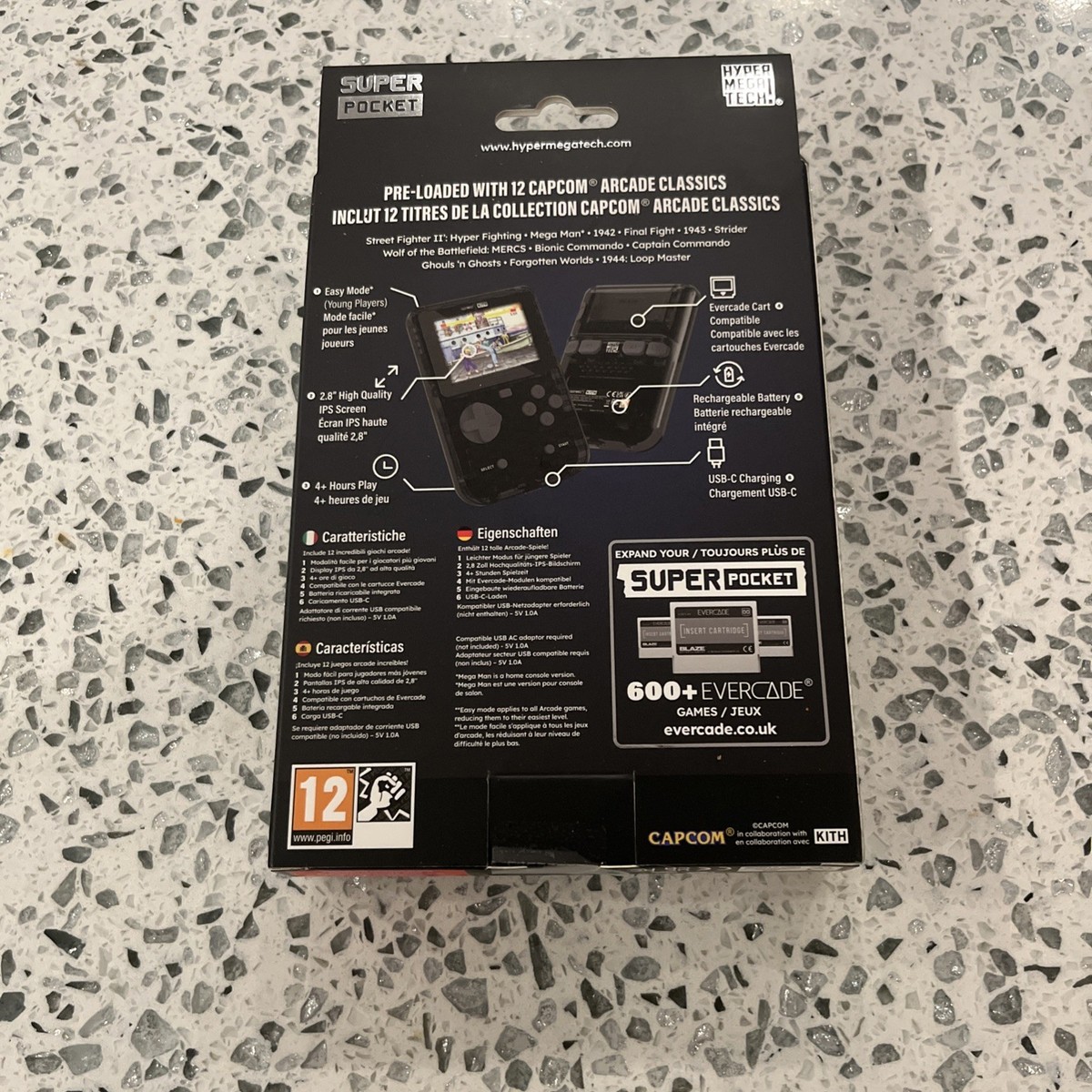 Capcom Kith Super Pocket Handheld Console Exclusive New Sealed