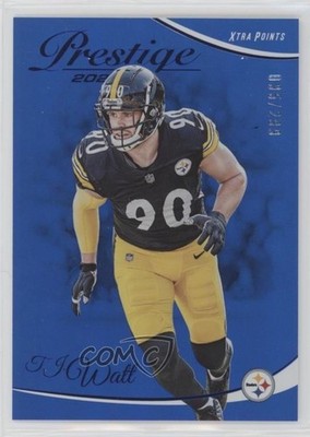 2023 Panini Prestige Xtra Points Premium Blue 95/299 TJ Watt #254 4r7