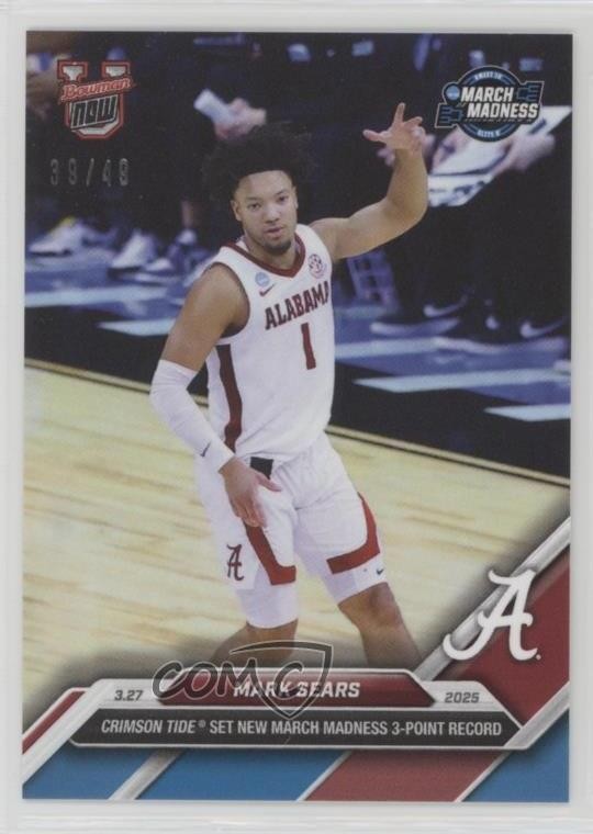 2024-25 Bowman U Now Blue /49 Mark Sears #100