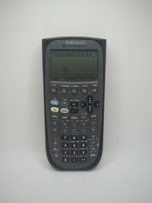 Texas Instruments TI-89 Titanium Graphing Calculator Programmable LCD Display