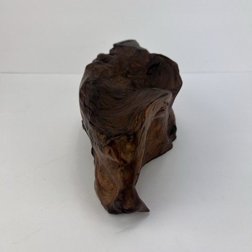 Vtg Burl Wood Bowl Art Object 12in z3q - Picture 6 of 23