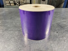 SURPLUS NEW DURALABEL 4 TTP-3.2 Mil, 4" x 140' Purple Vinyl Labelling Tape  
