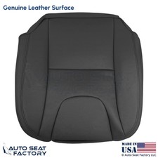 2011-2018 Fits Volvo Xc60 Driver Bottom Seat Cover Genuine Leather Off-black 2011-2018 Fits Volvo Xc60 Driver Bottom Seat Cover Genuine Leather Off-black