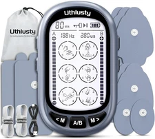 TENS Unit Muscle Stimulator for Pain Relief Therapy–Dual Channel 24 Modes TENS M