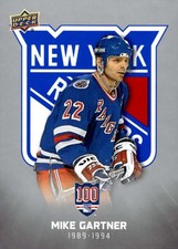 Mike Gartner 2025-26 Upper Deck New York Rangers Centennial #38 NHL  ID:159090