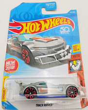 2018 Hot Wheels- TRACK RIPPER #155 gray- Muscle Mania- 1:64 HW Track Stars FKB12