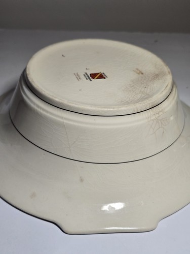 Ciotola per verdure Myott Staffordshire Medici arancione rosso-manico Lg-Inghilterra-pazzo - Foto 12 di 15