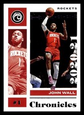 John Wall 2020-21 Panini Chronicles #16 Houston Rockets CHRONICLES
