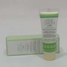 Mary Kay Satin Lips SHEA SUGAR SCRUB Softens White Tea & Citrus New in Box