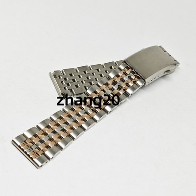 Beads Of Rice 18mm-24mm Gerades Ende Metall Armband Edelstahl Uhrenarmband