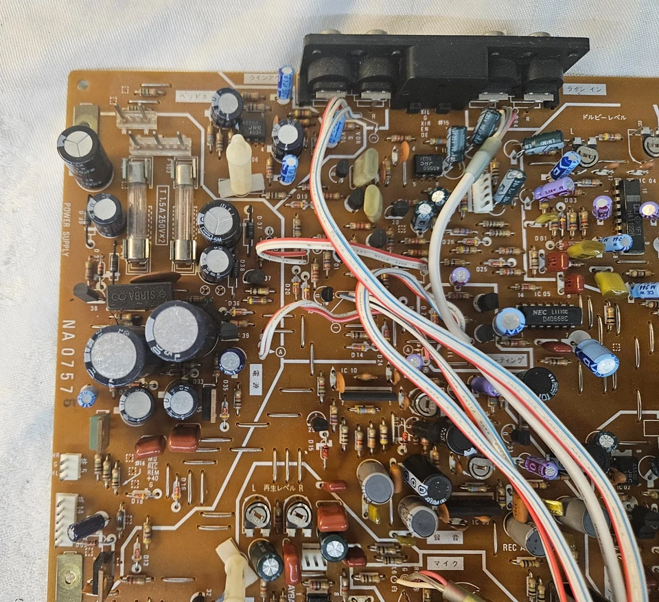 ОСНОВНАЯ ПЕЧАТНАЯ ПЛАТА YAMAHA K-960 ленточная дека Yamaha GCMK-77X РАБОЧАЯ - Изображение 3 из 4