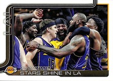 lebron james  Topps 2025/26 Basketball Card LOS ANGELES LAKERS #293