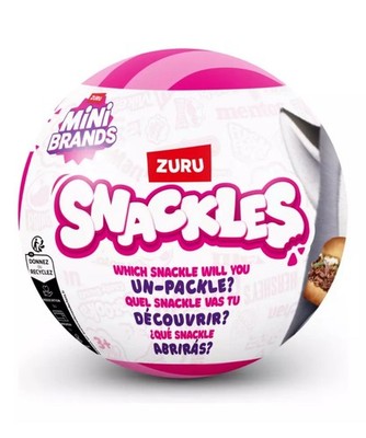 Snackles klein 14 cm von ZURU Kuschel Squishy Plüsch mit Lizenz Snack