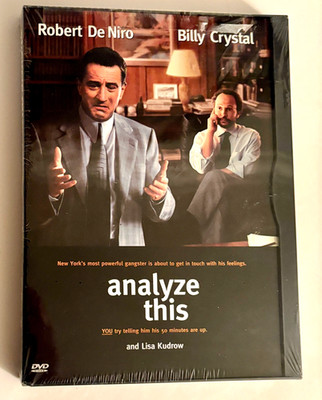 Analyze This DVD 1999 Comedy Gangster Crime Robert De Niro Billy Crystal NEW!!!!