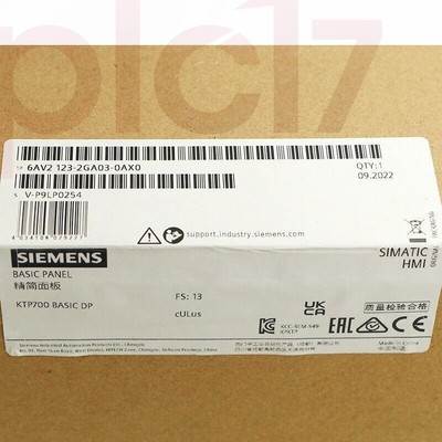 6AV2123-2GA03-0AX0 NEW SIEMENS SIMATIC HMI KTP700 6AV2123-2GA03-0AX0 Basic Panel