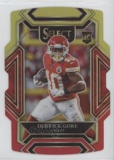 2021 Panini Select Club Level Red & Yellow Prizm Die-Cut Derrick Gore #284 0zd2