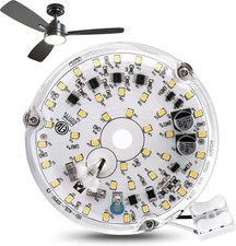 4 Inch Ceiling Fan LED Light Replacement 6000K, 18W LED Retrofit Kit, Dimmable C