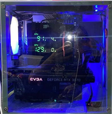 Gaming Pc Ryzen 5 5600x Gigabyte Eagle Wifi6 Chipset Evga Rtx 3070 Gpu 32gb Ddr4