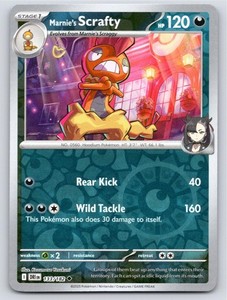 Marnie's Scrafty 133/182 Destined Rivals Reverse Holo