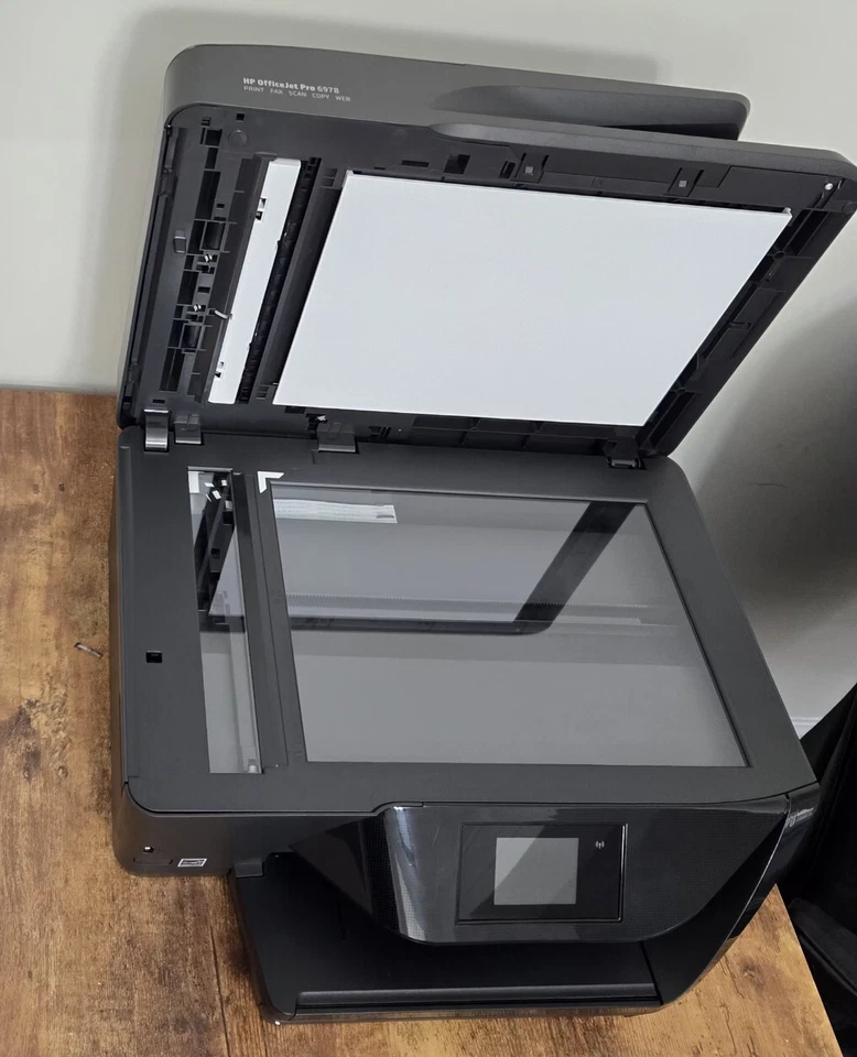 HP OfficeJet Pro 6978 All-in-One Wireless Color Printer Tested - 1738 Pages EUC - Image 4 of 4