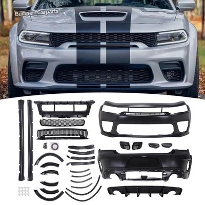 Front+Rear Bumper Kit Fender Flare for 2015-2023 Dodge Charger Widebody