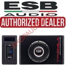 ESB AUDIO 3.WB8G 8" SUBWOOFER 600W AMPLIFICATORE PORT MDF ENCLOSURE SCATOLA COMPATTA