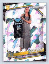 2025 Panini Prizm WNBA #85 Ajsa Sivka Ice Prizms