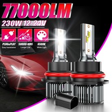 Hb59007 Led Super Bright Blanco 2x Luces Fuertes Para Auto Coche Bulb
