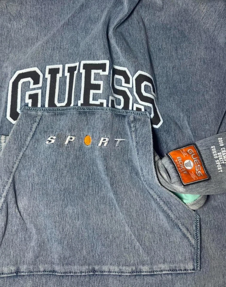 Guess x The ROKIT Sudadera con Capucha Colaboración Talla Grande Foto 2 de 4