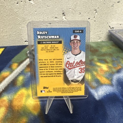 Adley Rutschman ~ 2025 Topps Chrome ~ All-Etch Refractor #CAE-6 - Picture 2 of 2