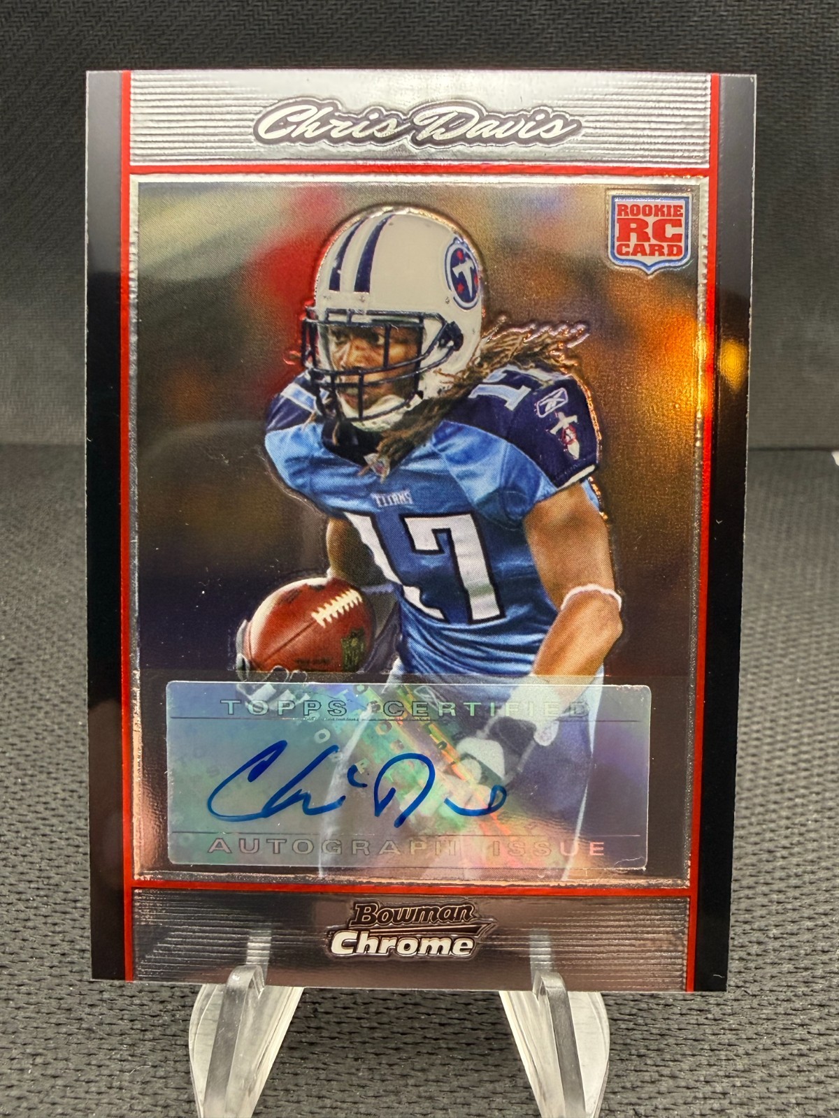 2007 Bowman Chrome Rookie Chris Davis Auto RC #BC107