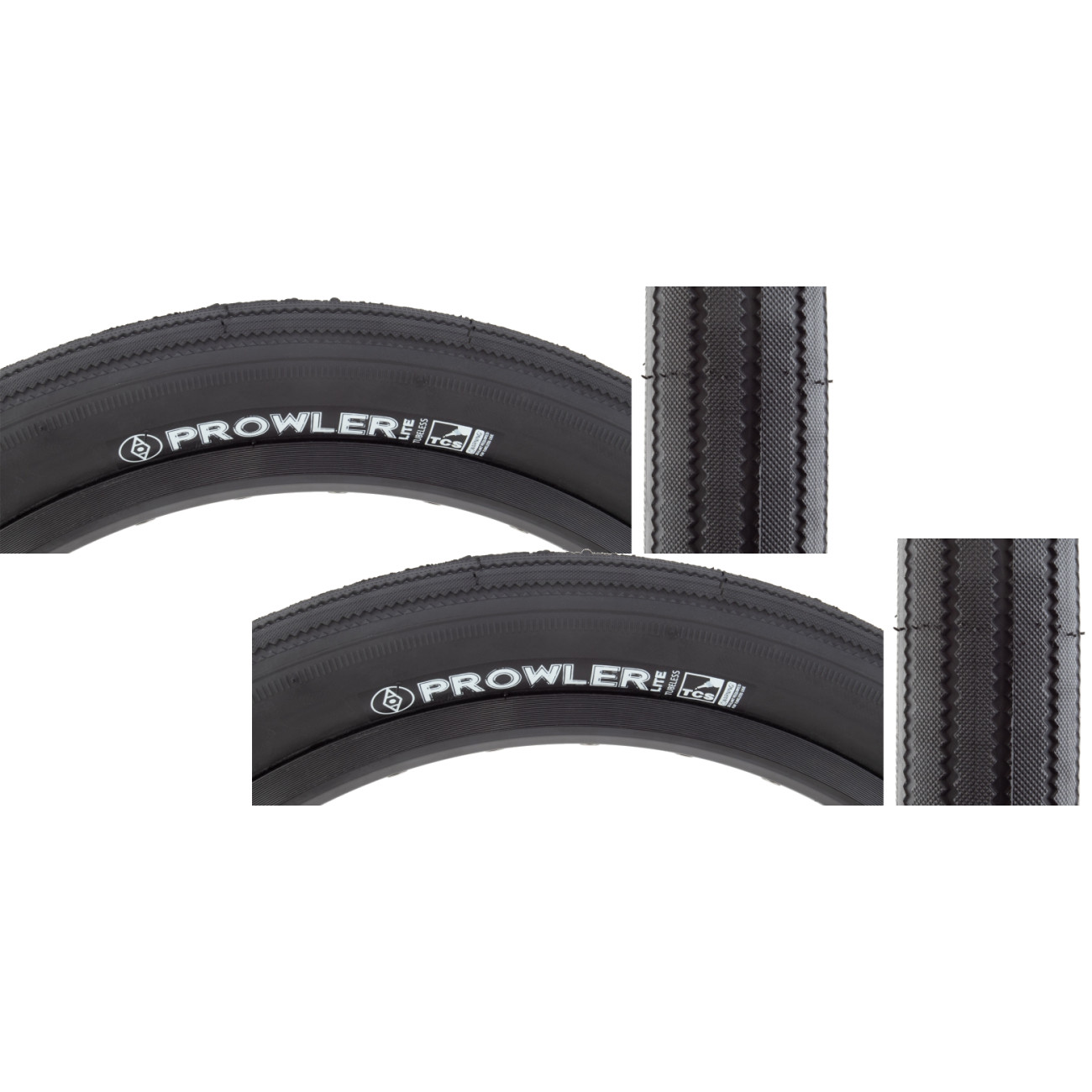 Pack of 2 Alienation TCS Prowler Lite Street 20x225 Tubeless TPI 85 BkBlk 12890₽