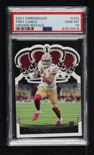 2021 Panini Chronicles Crown Royale Rookie Trey Lance #CR-3 PSA 10 GEM MT 1k54