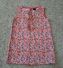 Tea Collection Toddler Size 18- 24 Month Sleeveless Linen Floral Dress