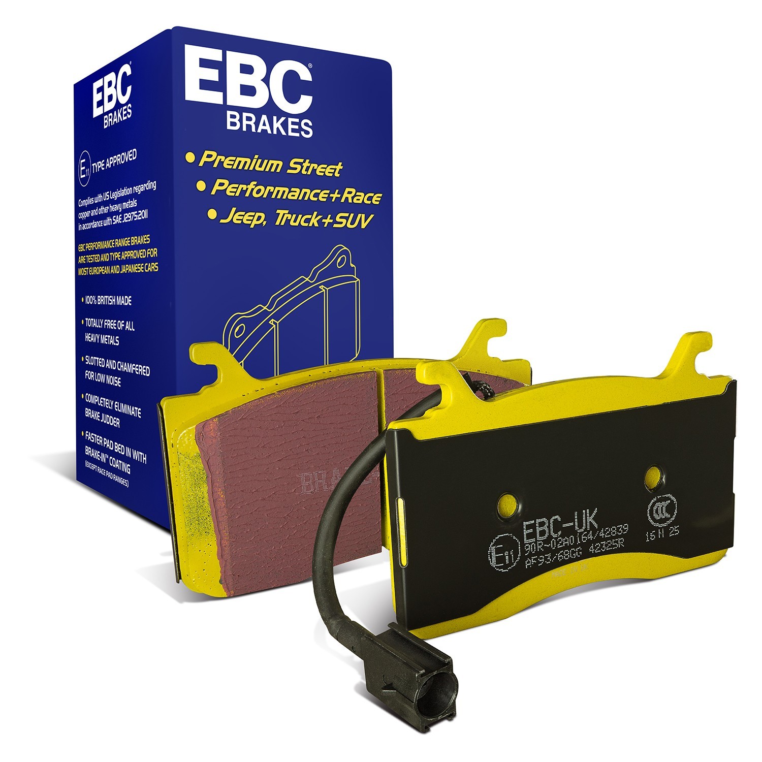 Bremsbeläge Fahrzeugfront DP42325R EBC Brakes - Bild 5