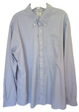 Brooks Brothers 1818 Regent Fit Non-Iron Oxford Plaid Shirt 17 1/2 - 6/7