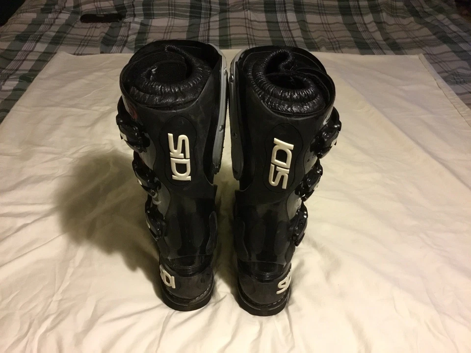 SIDI Flex Force Negro Motocicleta Offroad Motocross Para hombres 10 EE. UU./12 UK/47 UE Foto 2 de 4